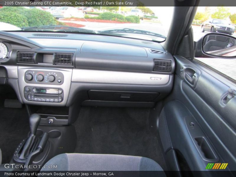 Deep Red Pearl / Dark Slate Gray 2005 Chrysler Sebring GTC Convertible
