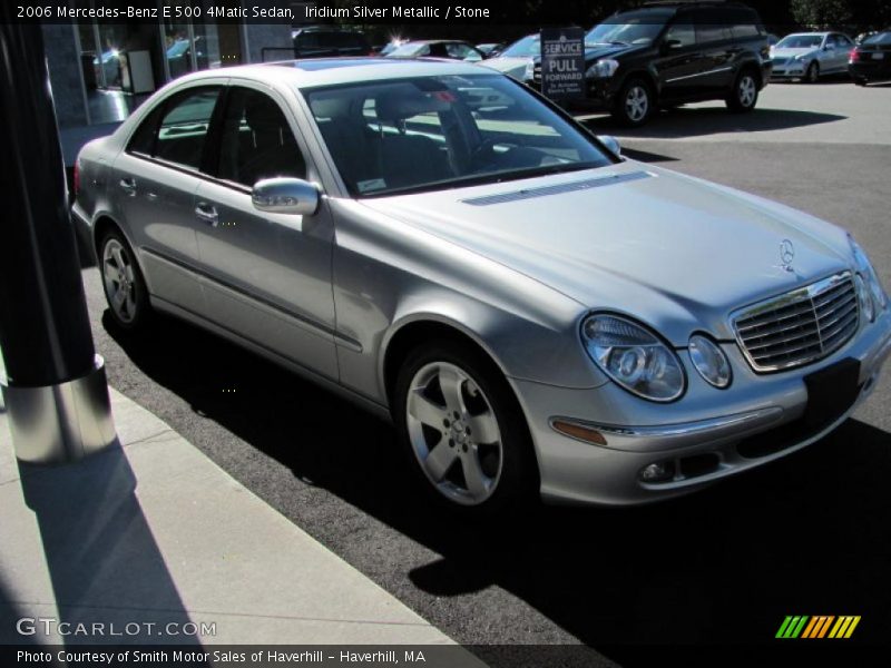 Iridium Silver Metallic / Stone 2006 Mercedes-Benz E 500 4Matic Sedan