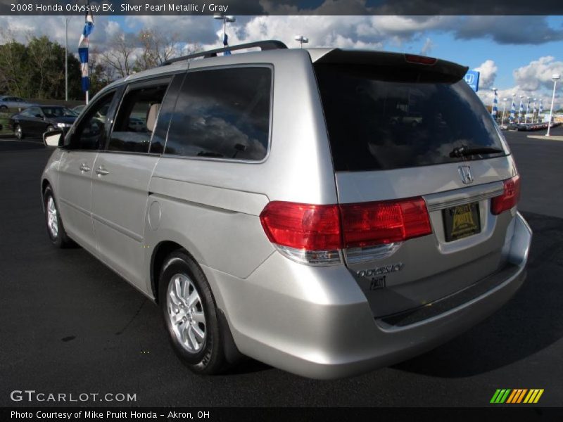 Silver Pearl Metallic / Gray 2008 Honda Odyssey EX