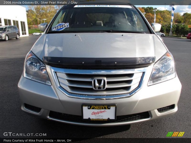 Silver Pearl Metallic / Gray 2008 Honda Odyssey EX