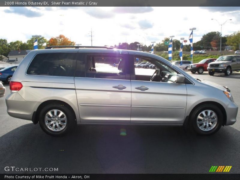 Silver Pearl Metallic / Gray 2008 Honda Odyssey EX