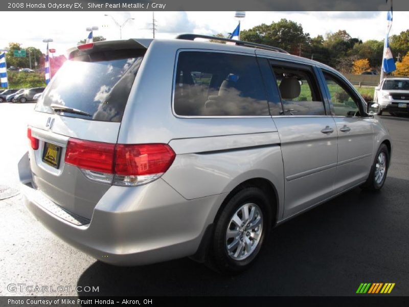 Silver Pearl Metallic / Gray 2008 Honda Odyssey EX