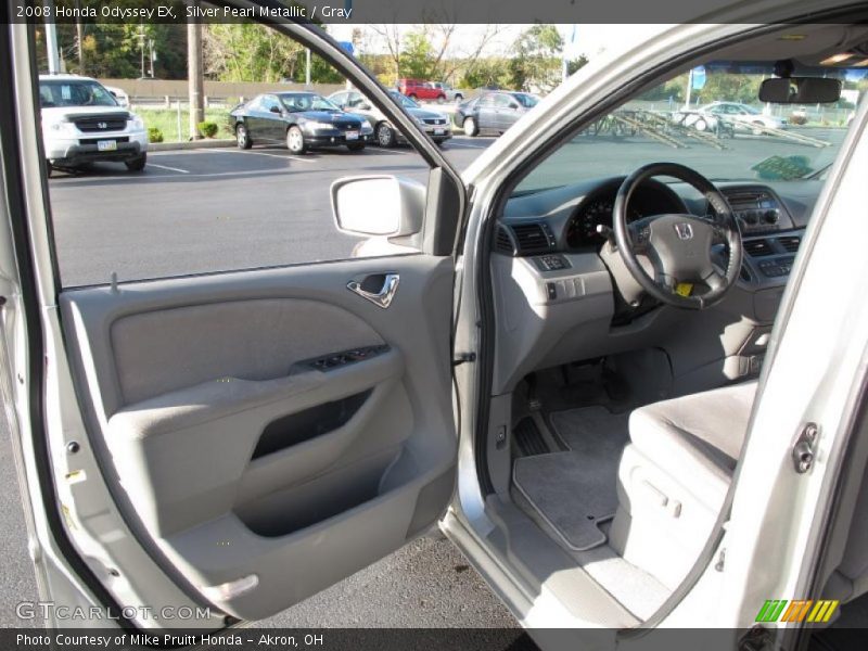 Silver Pearl Metallic / Gray 2008 Honda Odyssey EX