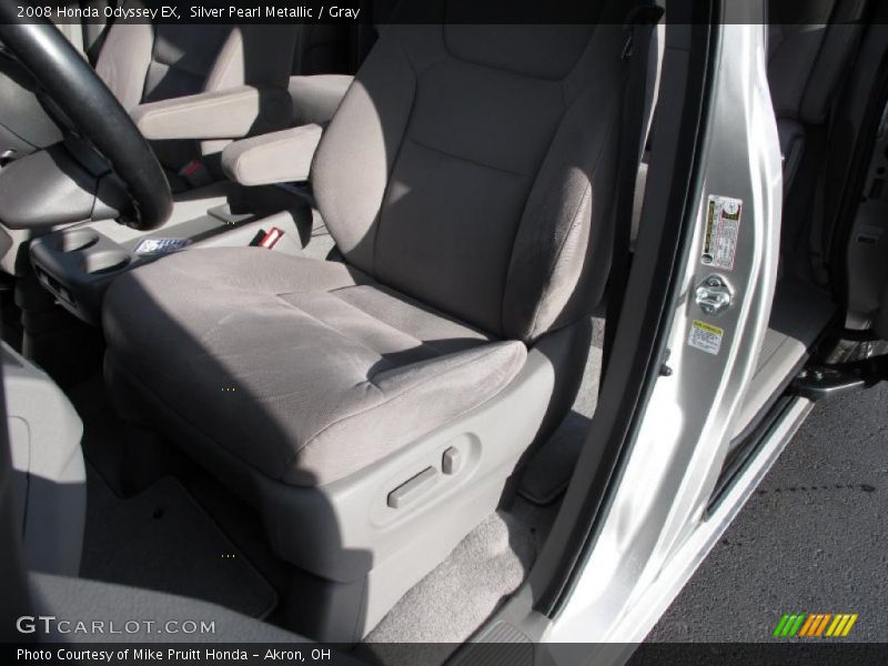 Silver Pearl Metallic / Gray 2008 Honda Odyssey EX