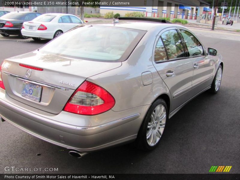 Pewter Metallic / Cashmere 2008 Mercedes-Benz E 350 4Matic Sedan