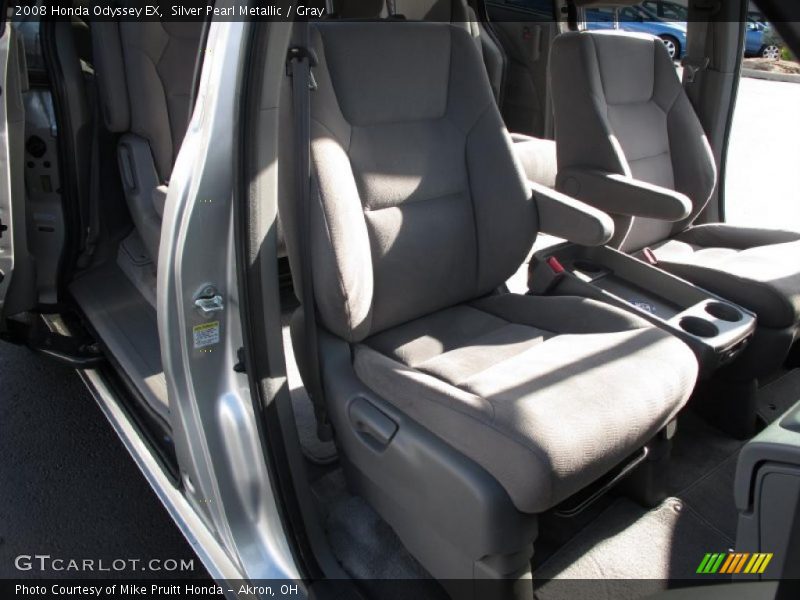 Silver Pearl Metallic / Gray 2008 Honda Odyssey EX