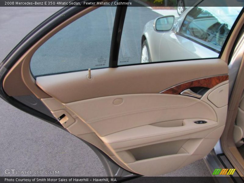 Pewter Metallic / Cashmere 2008 Mercedes-Benz E 350 4Matic Sedan