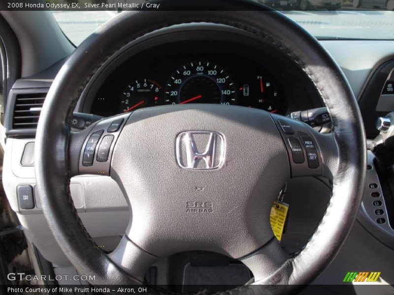 Silver Pearl Metallic / Gray 2008 Honda Odyssey EX