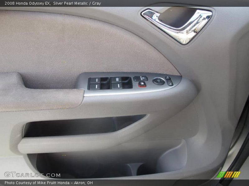 Silver Pearl Metallic / Gray 2008 Honda Odyssey EX