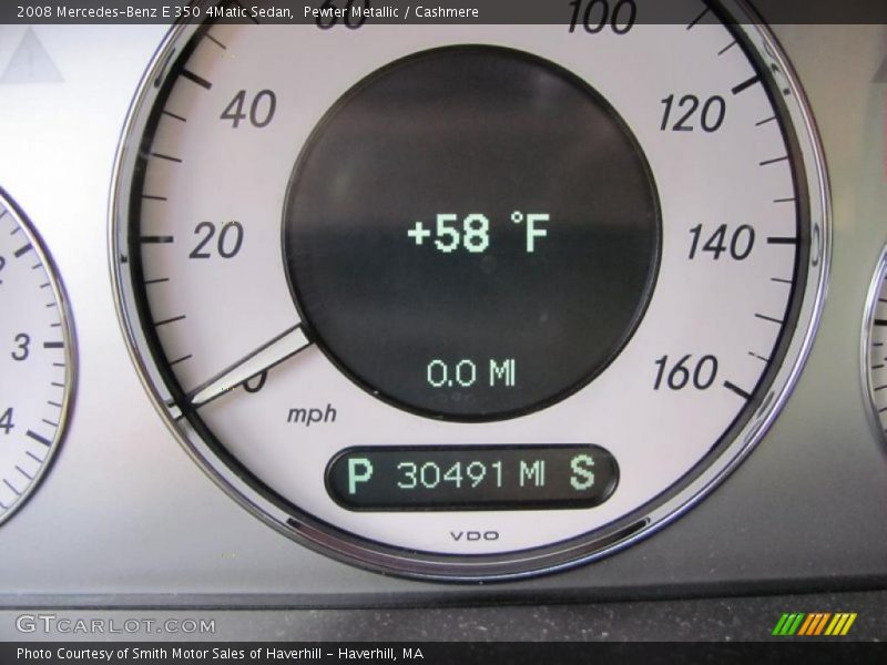 Pewter Metallic / Cashmere 2008 Mercedes-Benz E 350 4Matic Sedan
