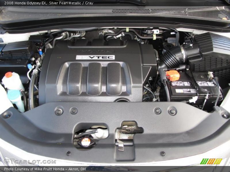 Silver Pearl Metallic / Gray 2008 Honda Odyssey EX