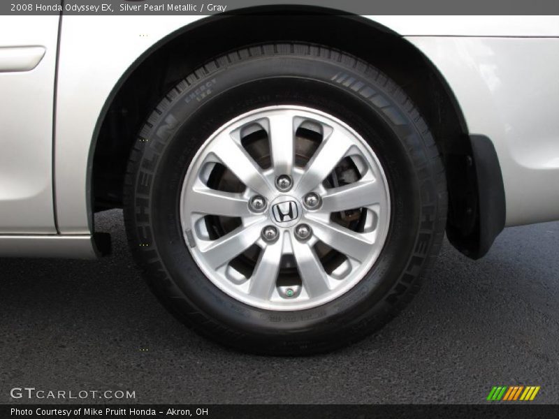 Silver Pearl Metallic / Gray 2008 Honda Odyssey EX
