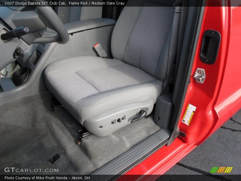  2007 Dakota SXT Club Cab Medium Slate Gray Interior