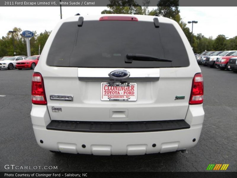 White Suede / Camel 2011 Ford Escape Limited V6