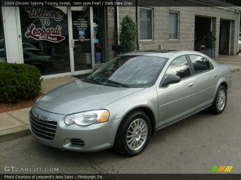 Satin Jade Pearl / Dark Slate Gray 2004 Chrysler Sebring Touring Sedan