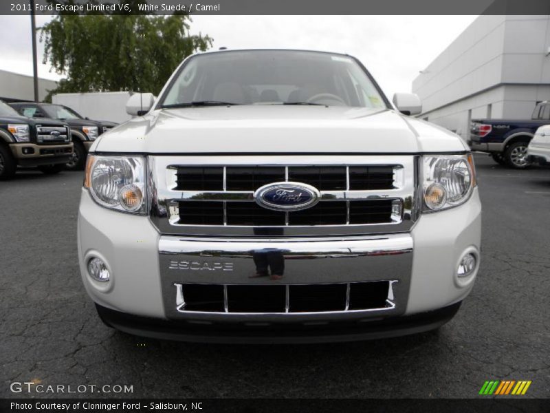 White Suede / Camel 2011 Ford Escape Limited V6