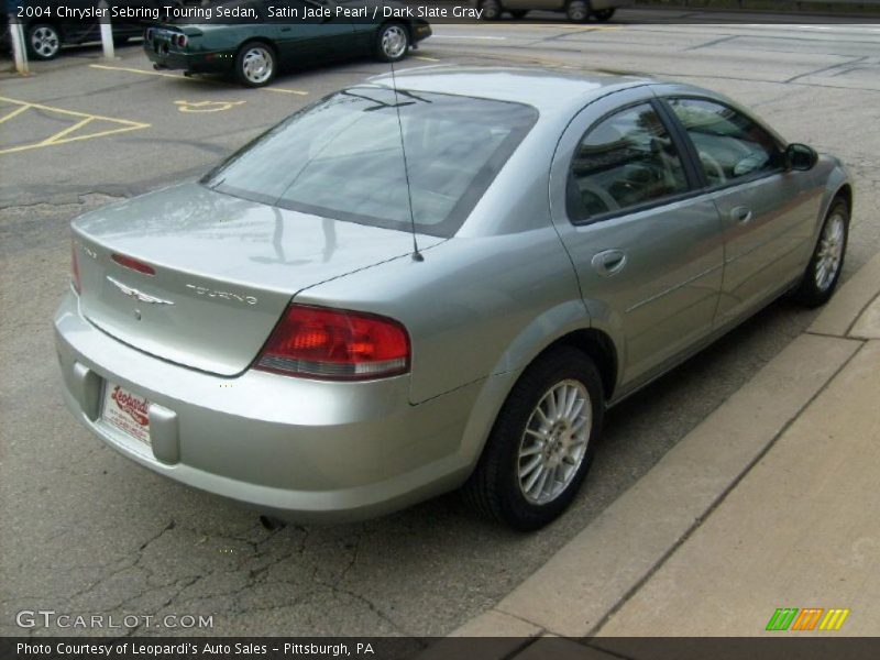 Satin Jade Pearl / Dark Slate Gray 2004 Chrysler Sebring Touring Sedan