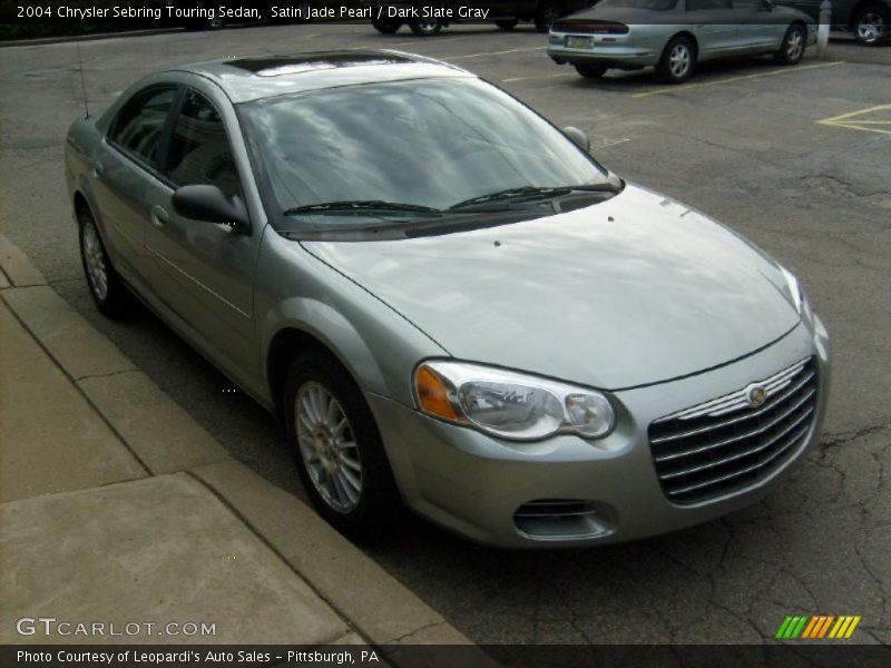 Satin Jade Pearl / Dark Slate Gray 2004 Chrysler Sebring Touring Sedan