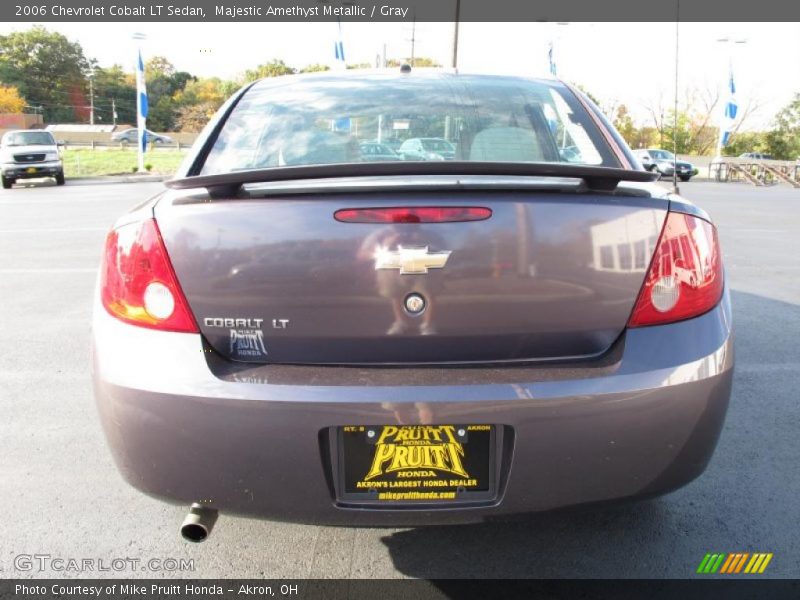 Majestic Amethyst Metallic / Gray 2006 Chevrolet Cobalt LT Sedan