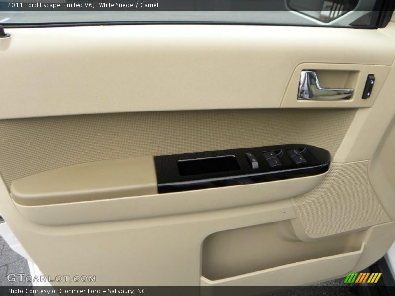 White Suede / Camel 2011 Ford Escape Limited V6