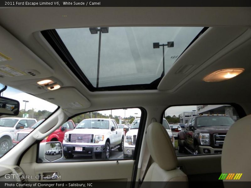 White Suede / Camel 2011 Ford Escape Limited V6