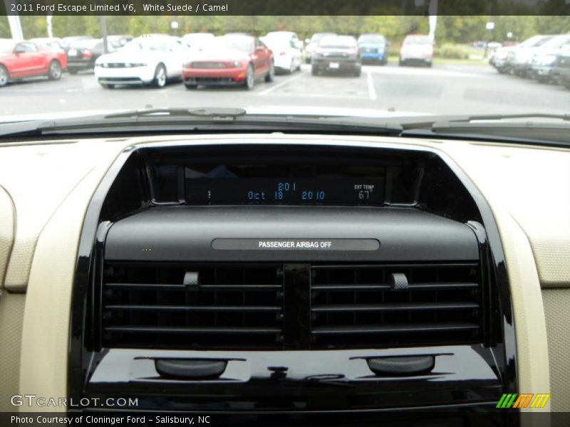 White Suede / Camel 2011 Ford Escape Limited V6