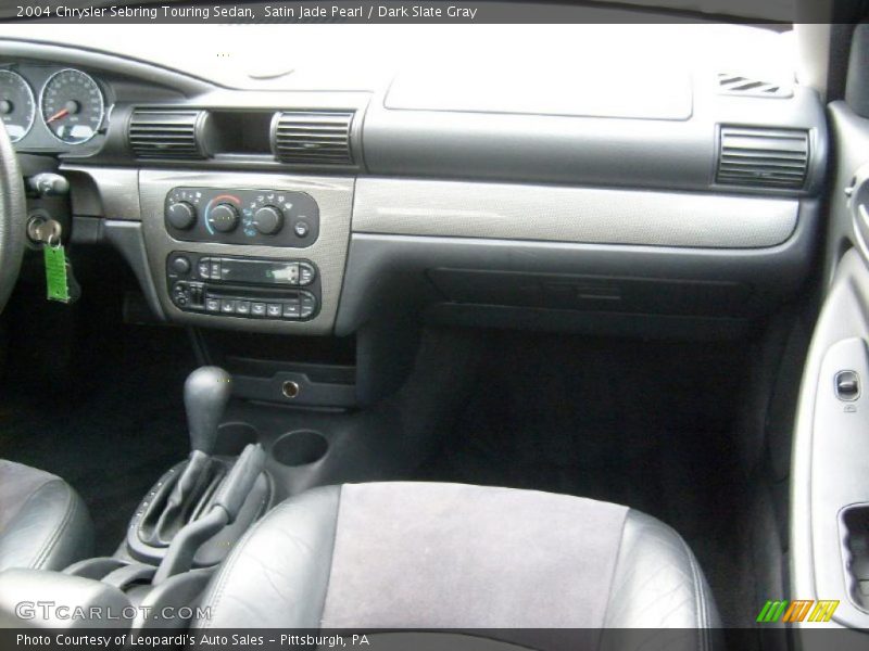 Satin Jade Pearl / Dark Slate Gray 2004 Chrysler Sebring Touring Sedan