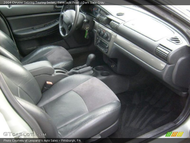 Satin Jade Pearl / Dark Slate Gray 2004 Chrysler Sebring Touring Sedan