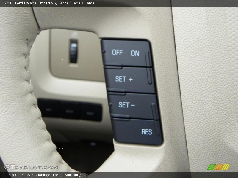 White Suede / Camel 2011 Ford Escape Limited V6