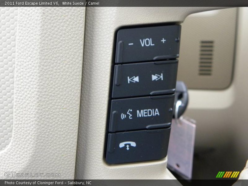 White Suede / Camel 2011 Ford Escape Limited V6