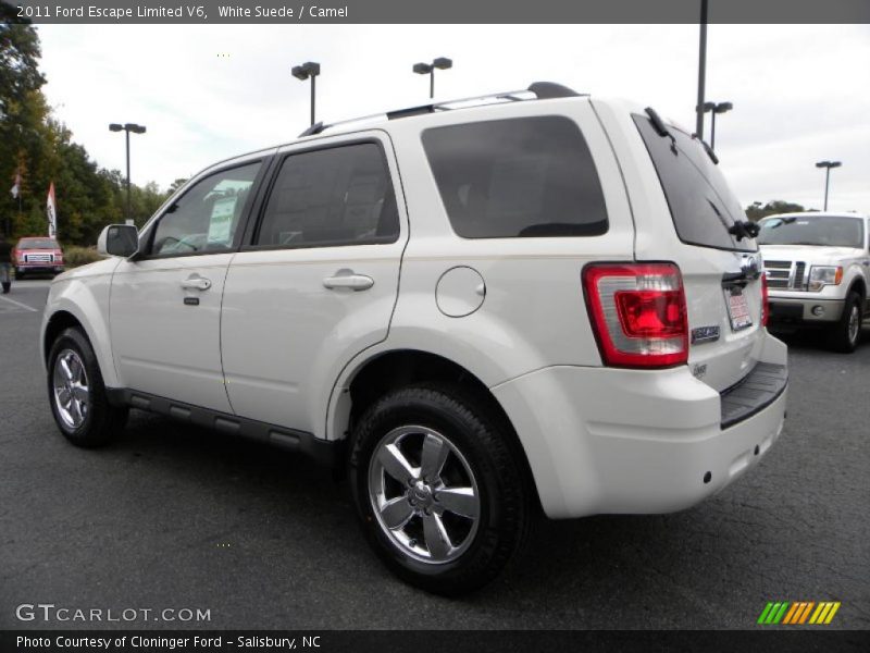White Suede / Camel 2011 Ford Escape Limited V6