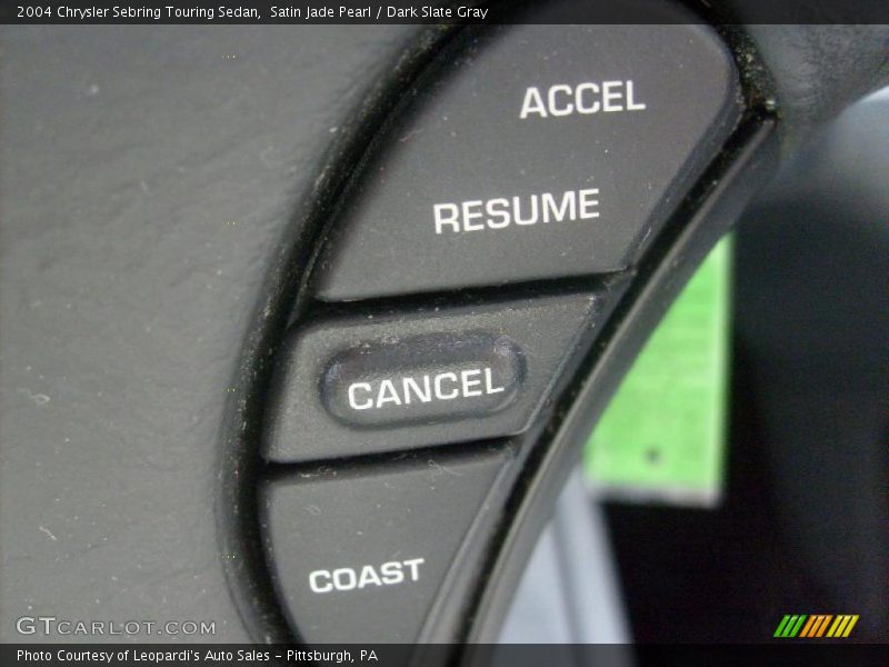 Satin Jade Pearl / Dark Slate Gray 2004 Chrysler Sebring Touring Sedan