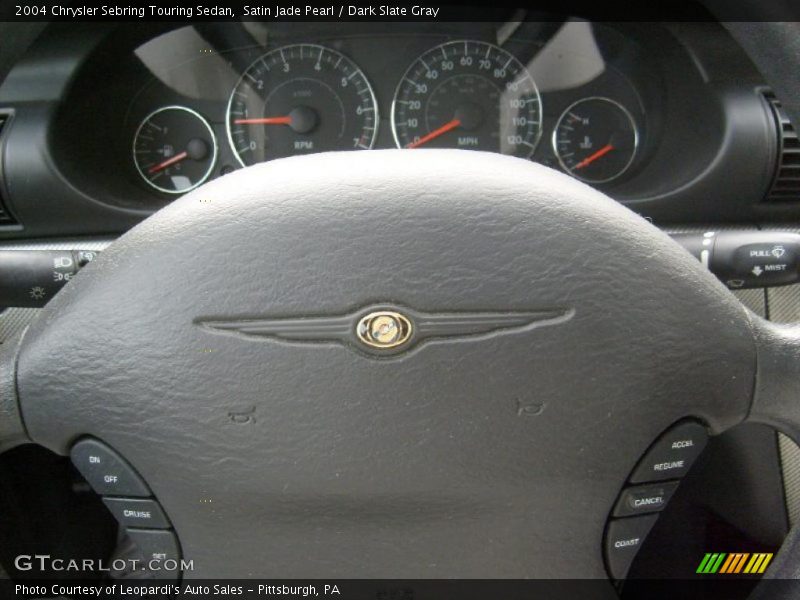 Satin Jade Pearl / Dark Slate Gray 2004 Chrysler Sebring Touring Sedan