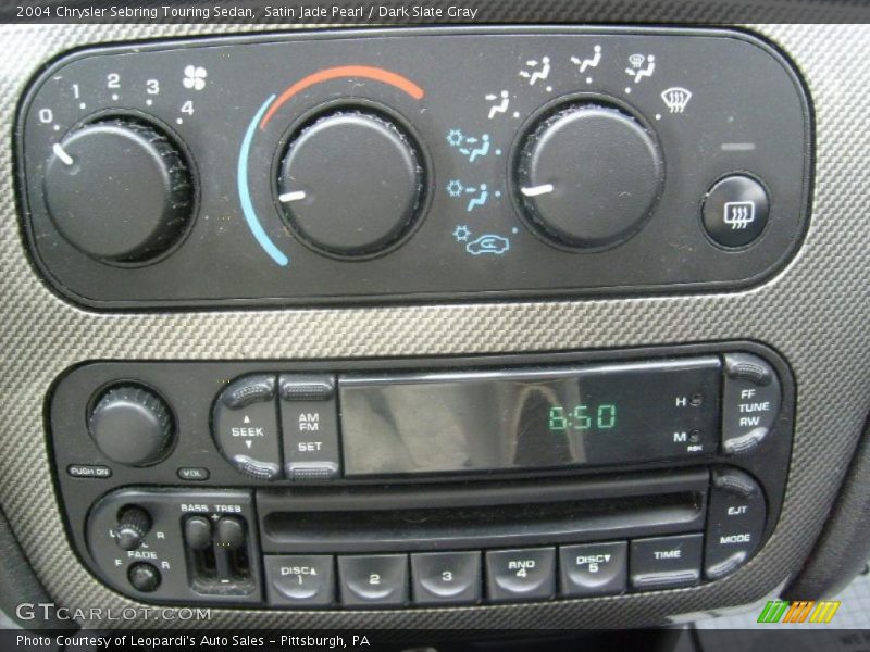 Controls of 2004 Sebring Touring Sedan