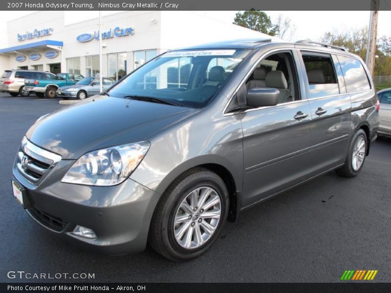 Nimbus Gray Metallic / Gray 2007 Honda Odyssey Touring