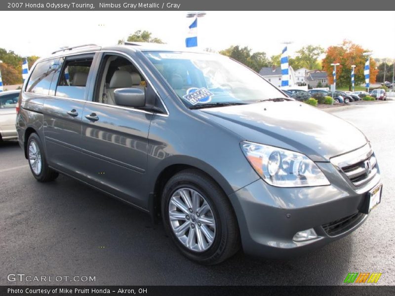 Nimbus Gray Metallic / Gray 2007 Honda Odyssey Touring