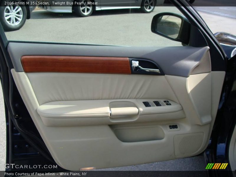 Twilight Blue Pearl / Wheat 2006 Infiniti M 35x Sedan
