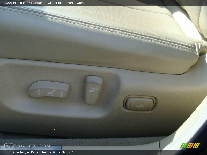 Twilight Blue Pearl / Wheat 2006 Infiniti M 35x Sedan
