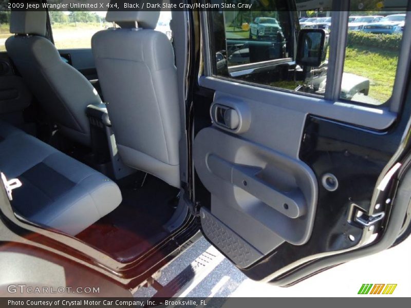 Black / Dark Slate Gray/Medium Slate Gray 2009 Jeep Wrangler Unlimited X 4x4