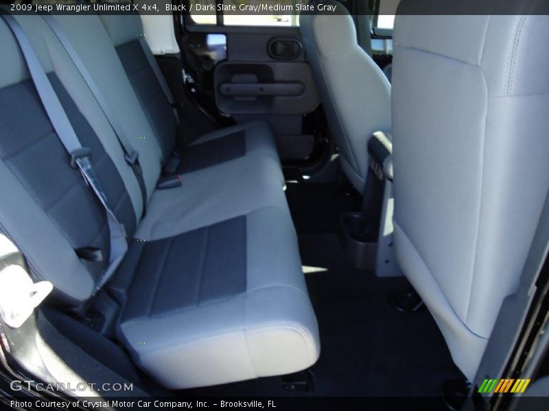 Black / Dark Slate Gray/Medium Slate Gray 2009 Jeep Wrangler Unlimited X 4x4