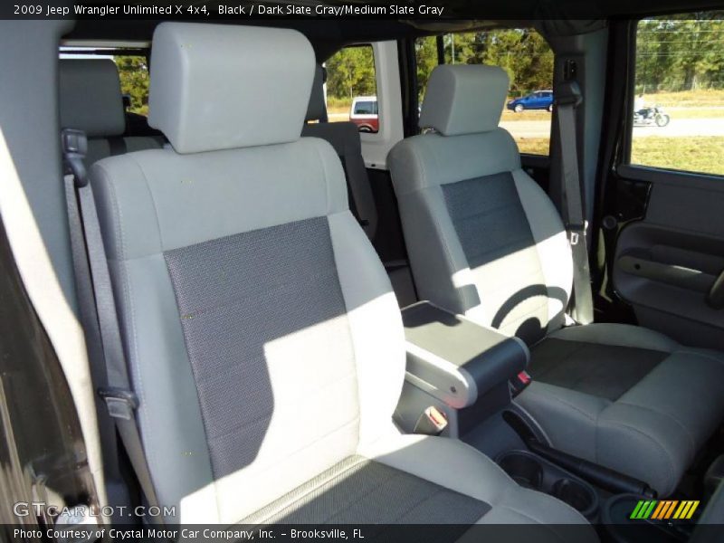 Black / Dark Slate Gray/Medium Slate Gray 2009 Jeep Wrangler Unlimited X 4x4