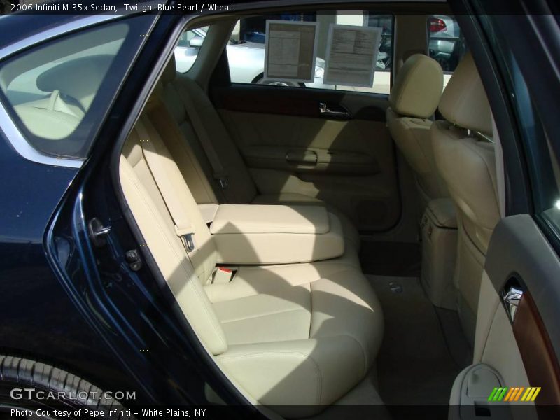 Twilight Blue Pearl / Wheat 2006 Infiniti M 35x Sedan
