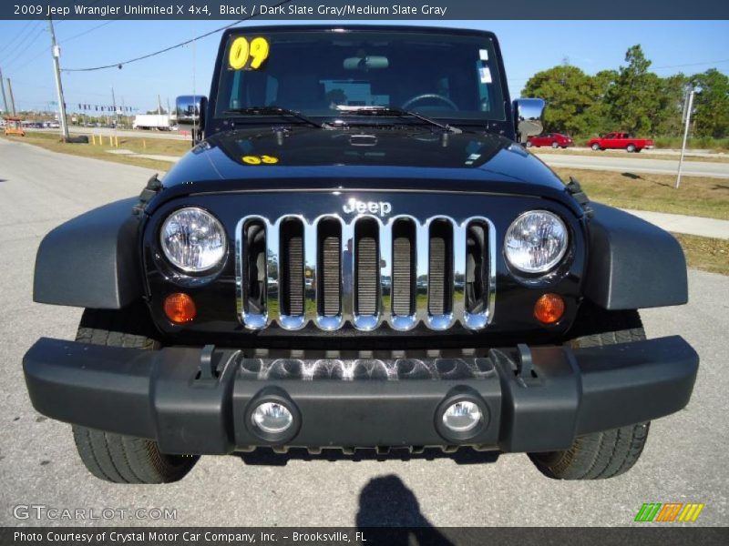 Black / Dark Slate Gray/Medium Slate Gray 2009 Jeep Wrangler Unlimited X 4x4