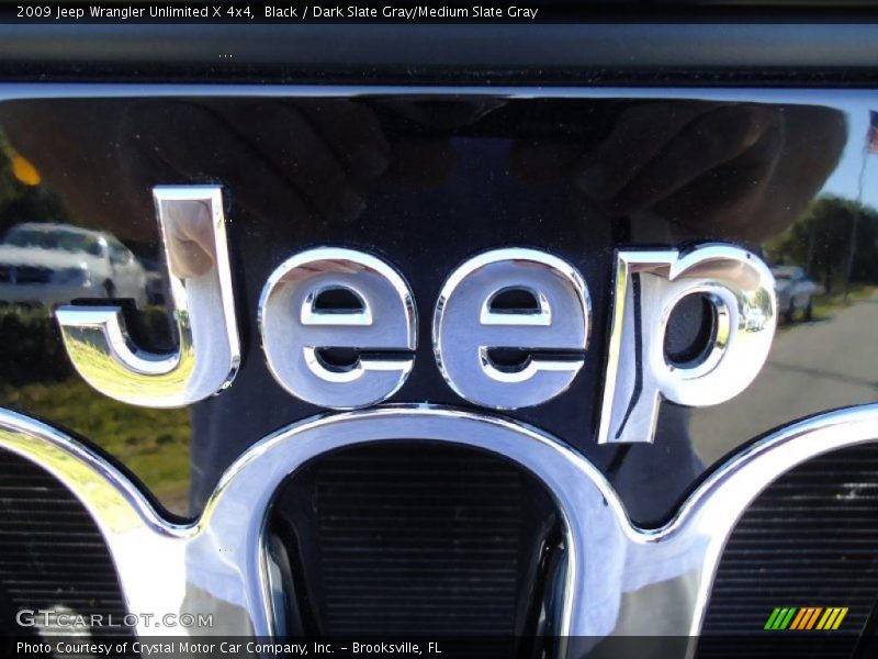 Black / Dark Slate Gray/Medium Slate Gray 2009 Jeep Wrangler Unlimited X 4x4