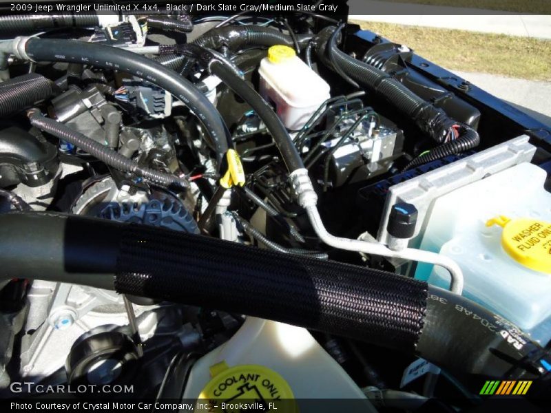 Black / Dark Slate Gray/Medium Slate Gray 2009 Jeep Wrangler Unlimited X 4x4
