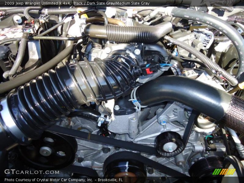 Black / Dark Slate Gray/Medium Slate Gray 2009 Jeep Wrangler Unlimited X 4x4