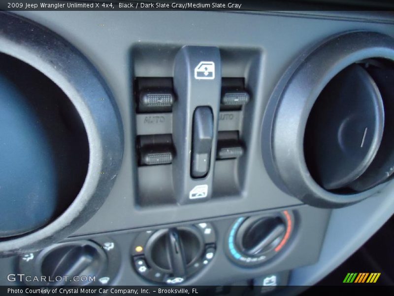 Black / Dark Slate Gray/Medium Slate Gray 2009 Jeep Wrangler Unlimited X 4x4