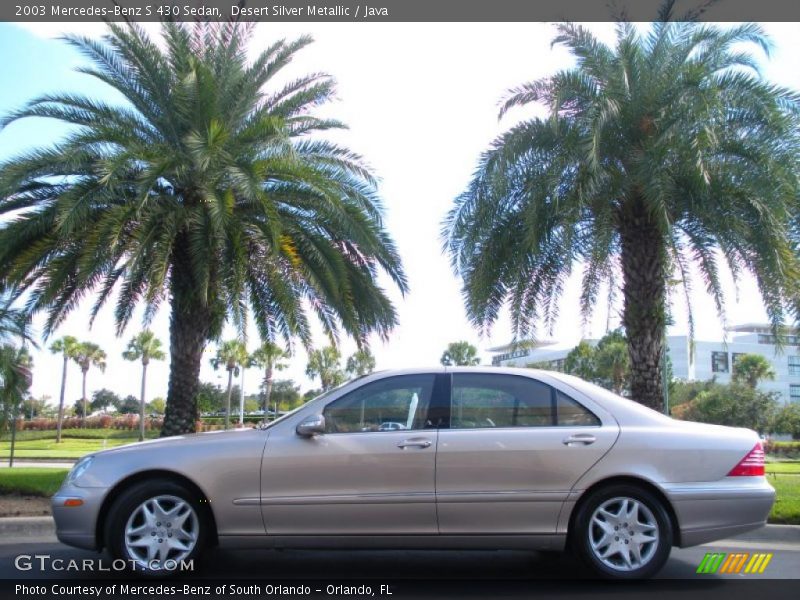 Desert Silver Metallic / Java 2003 Mercedes-Benz S 430 Sedan