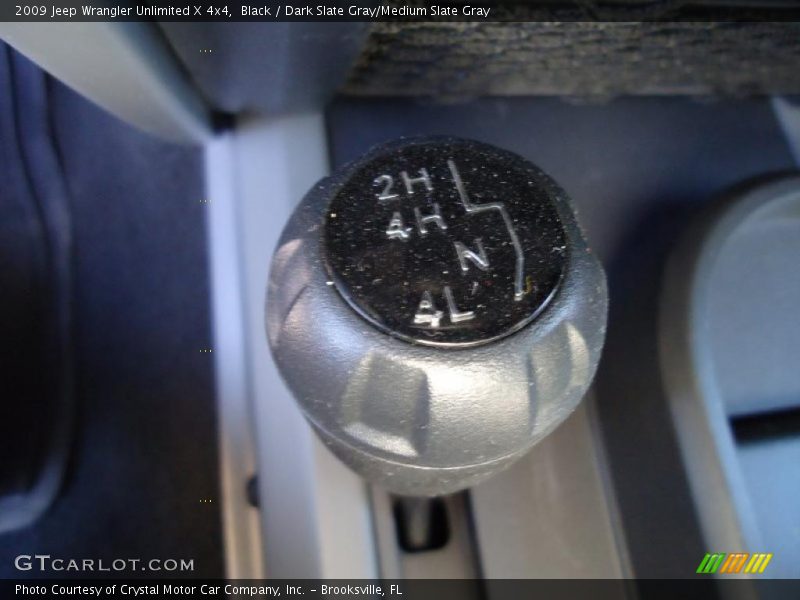 Black / Dark Slate Gray/Medium Slate Gray 2009 Jeep Wrangler Unlimited X 4x4
