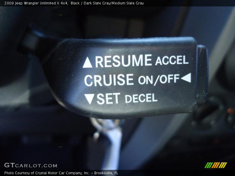 Black / Dark Slate Gray/Medium Slate Gray 2009 Jeep Wrangler Unlimited X 4x4